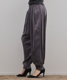 GRACE CONTINENTAL フィブリルバルーンパンツ チャコール