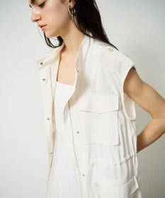 GRACE CONTINENTAL ミリタリーロングジレ