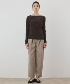 GRACE CONTINENTAL フロッキードレープトップス