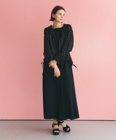 GRACE CONTINENTAL ラメチェックフーディー