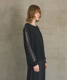 GRACE CONTINENTAL レーススリーブトップ