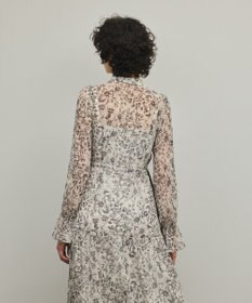 GRACE CONTINENTAL ドロストティアードフレアワンピース