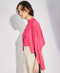 GRACE CONTINENTAL ショートルーズニットカーディガン
