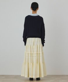 GRACE CONTINENTAL シャツカラーニットトップ