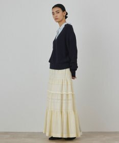 GRACE CONTINENTAL シャツカラーニットトップ