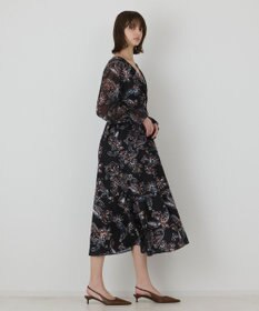 GRACE CONTINENTAL ペイズリーカシュクールワンピース