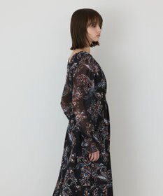 GRACE CONTINENTAL ペイズリーカシュクールワンピース