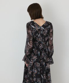 GRACE CONTINENTAL ペイズリーカシュクールワンピース