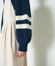 GRACE CONTINENTAL 畦ショートニットカーディガン