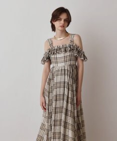 GRACE CONTINENTALワンピース コードフラワー刺繍レースワンピース / GRACE CONTINENTAL