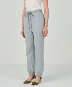 GRACE CONTINENTAL ラメ起毛裏毛トラックパンツ