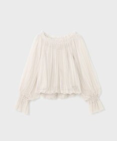 GRACE CONTINENTAL チュールプリーツトップ
