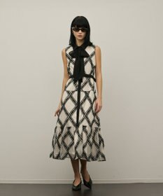 GRACE CONTINENTAL チュールレースワンピース