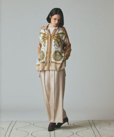 GRACE CONTINENTAL シルクツイルイージーパンツ