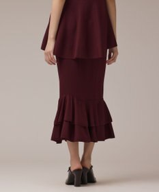GRACE CONTINENTAL ティアードニットスカート