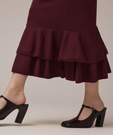 GRACE CONTINENTAL ティアードニットスカート