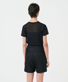 GRACE CONTINENTAL シアークルーカットトップ