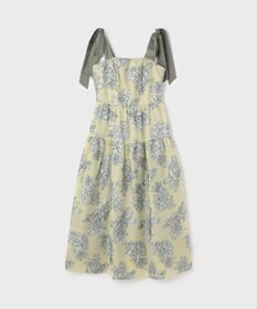 GRACE CONTINENTAL シアージャガードティアードワンピース