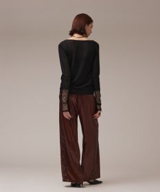 GRACE CONTINENTAL アセテートシアーカットトップ