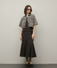 GRACE CONTINENTAL チェックマーメイドスカート