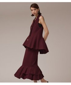 GRACE CONTINENTAL ティアードニットスカート