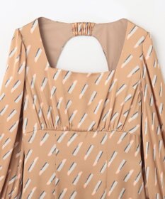 GRACE CONTINENTAL バックシャンリップドレス