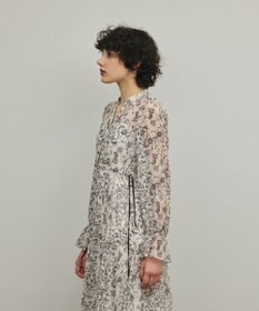 GRACE CONTINENTAL ドロストティアードフレアワンピース