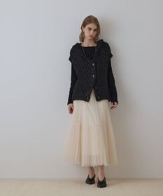 GRACE CONTINENTAL ラメニットベスト