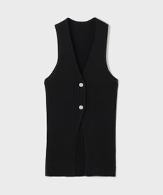 GRACE CONTINENTAL リブニットベスト