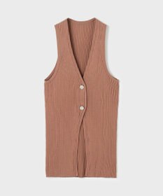 GRACE CONTINENTAL リブニットベスト