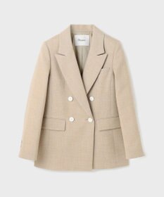 GRACE CONTINENTAL リネンライクダブルジャケット