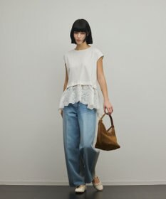 GRACE CONTINENTAL ヘムembカットトップ