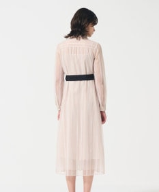 GRACE CONTINENTAL ストライプレースシャツワンピース