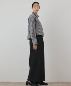 GRACE CONTINENTAL ストライプショートシャツ