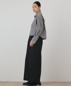 GRACE CONTINENTAL ストライプショートシャツ