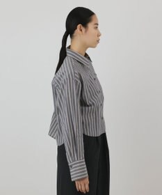 GRACE CONTINENTAL ストライプショートシャツ