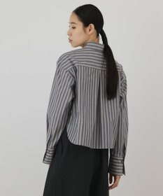 GRACE CONTINENTAL ストライプショートシャツ