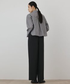 GRACE CONTINENTAL ストライプショートシャツ