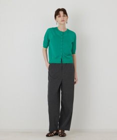 GRACE CONTINENTAL ハーフスリーブニットカーディガン