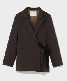 GRACE CONTINENTAL サテンボウ付テーラードジャケット