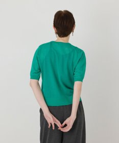 GRACE CONTINENTAL ハーフスリーブニットカーディガン