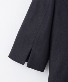 GRACE CONTINENTAL リネンタッチハーフスリーブジャケット