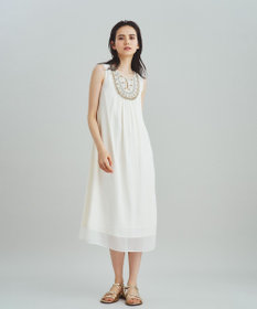 GRACE CONTINENTAL ビジューロングワンピース