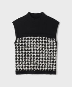 GRACE CONTINENTAL ツイードベアニットトップ