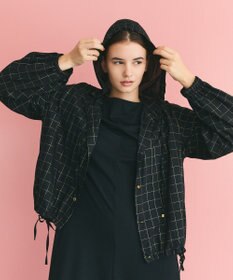 GRACE CONTINENTAL ラメチェックフーディー