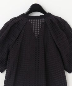23SS 美品　グレースコンチネンタル　ダイアグラム　コード刺繍ブラウス　黒 23SS 美品 グレースコンチネンタル ダイアグラム コード刺繍