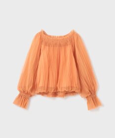 GRACE CONTINENTAL チュールプリーツトップ
