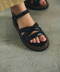 GRACE CONTINENTAL LUCA GROSSI パフィークロスサンダル