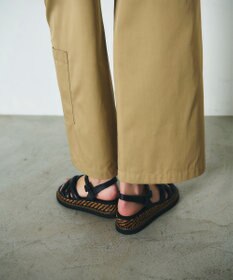 GRACE CONTINENTAL LUCA GROSSI パフィークロスサンダル