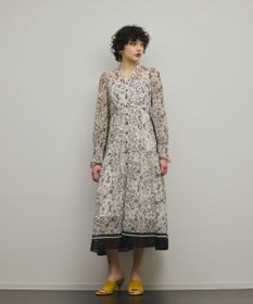 GRACE CONTINENTAL ドロストティアードフレアワンピース